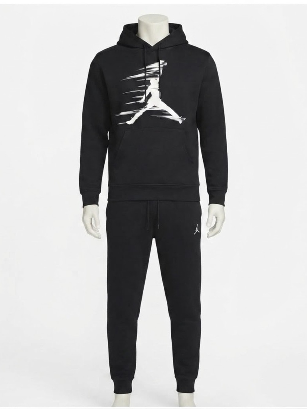 Jordan sweatsuit MVP Fleece Pullover Hoodie and Brooklyn Fleece Sweatpants, Sz S